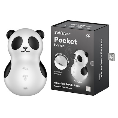 Pocket Panda Double Air Pulse Vibrator