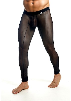 Tranparente Tüll Herren Leggings