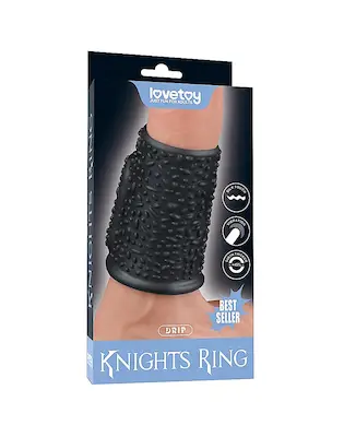 Drip Knights Ring - Vibrierende Penishülle (Ø 3,7 cm)