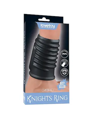 Spiral Knights Ring - Vibrierende Penishülse (Ø 3,7 cm)