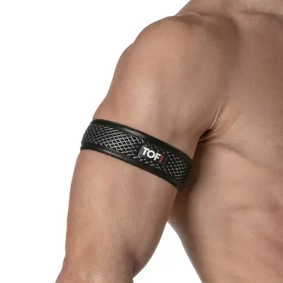 Bizeps Armband schwarz grau