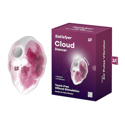 Cloud Dancer red-print Air Pulse Vibrator