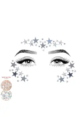 Gesichtssticker Sterne Eye028