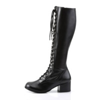 Schnürstiefel RETRO-302 schwarz