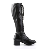 Schnürstiefel RETRO-302 schwarz